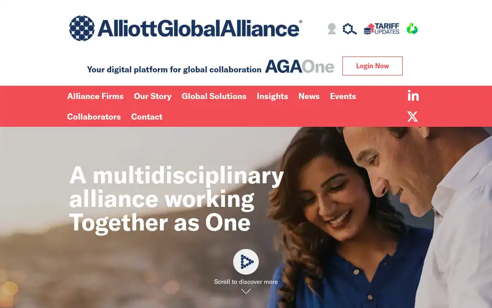 Screenshot of alliottgroup.net