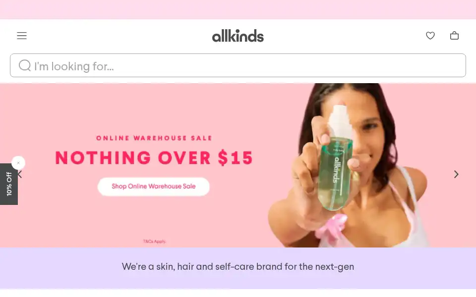 Screenshot of allkinds.com