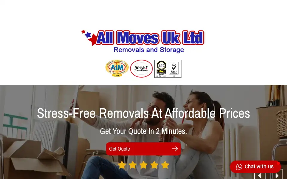 Screenshot of allmovesuk.co.uk