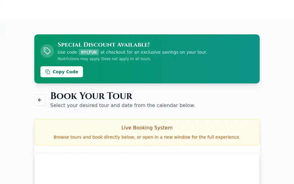 Screenshot of allnyfuntours.com