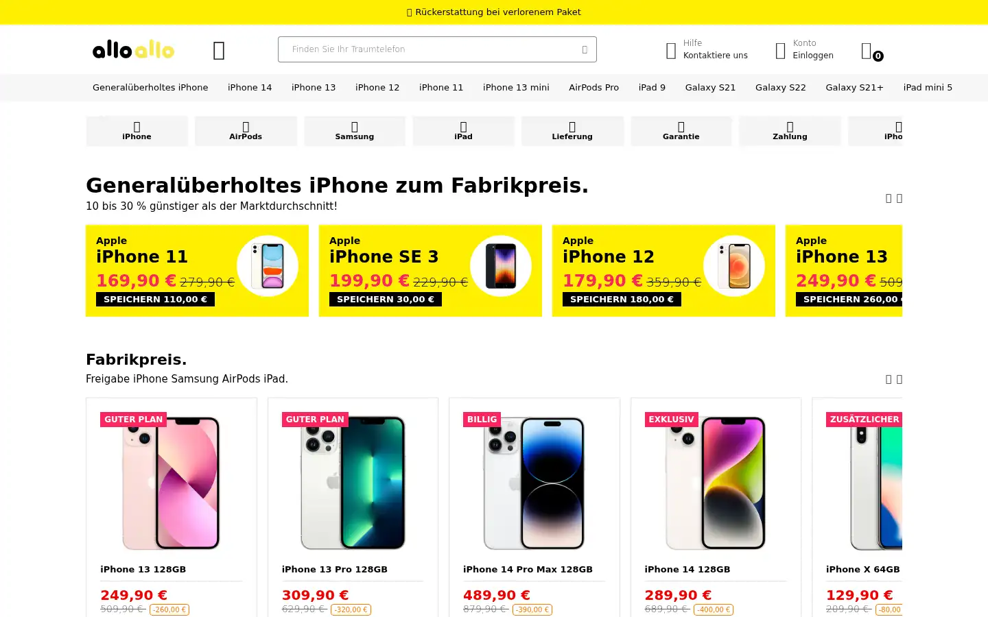 Screenshot of alloallo.com