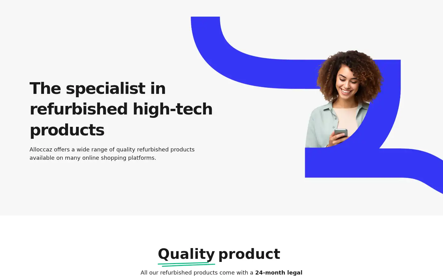 Screenshot of alloccaz.com