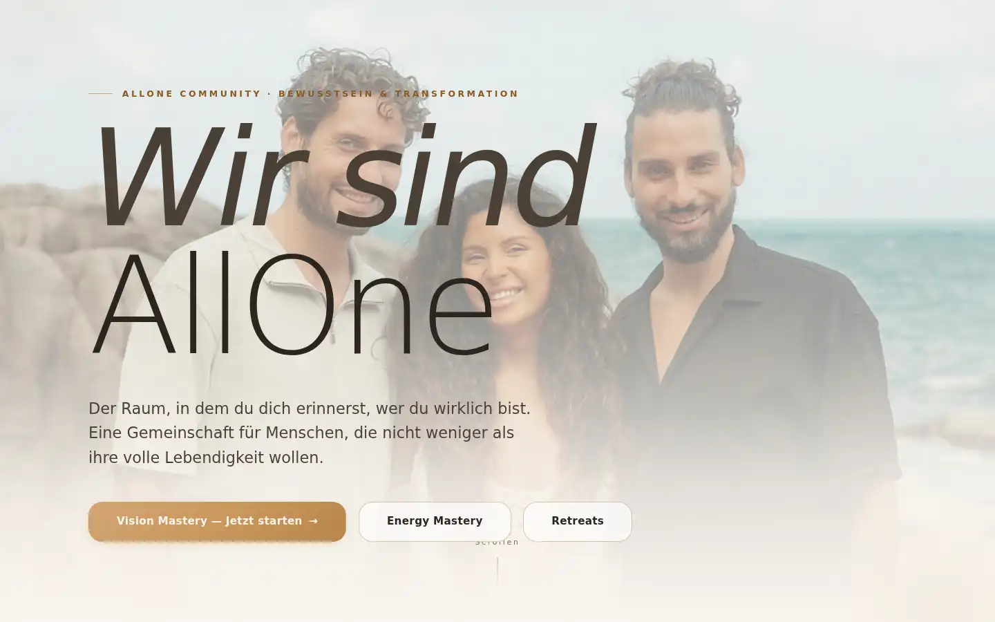 Screenshot of alloneworld.ch