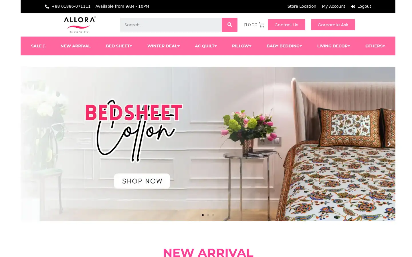 Screenshot of allorabd.com