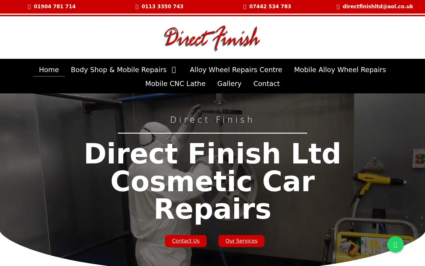 Screenshot of alloywheelrefurbishment.co.uk