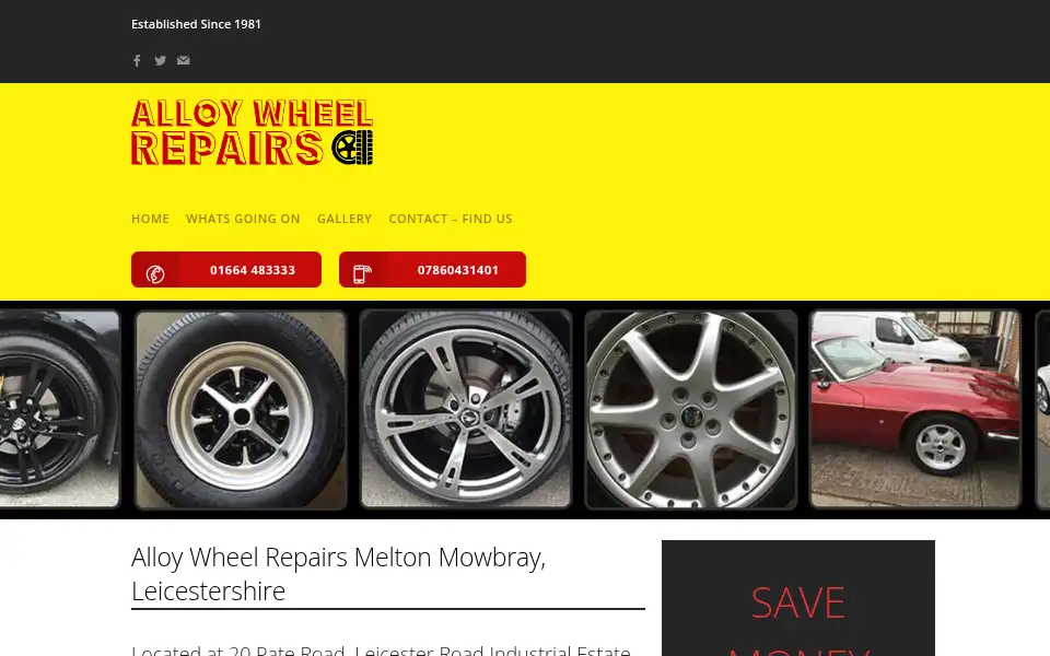 Screenshot of alloywheelrepairs.co.uk