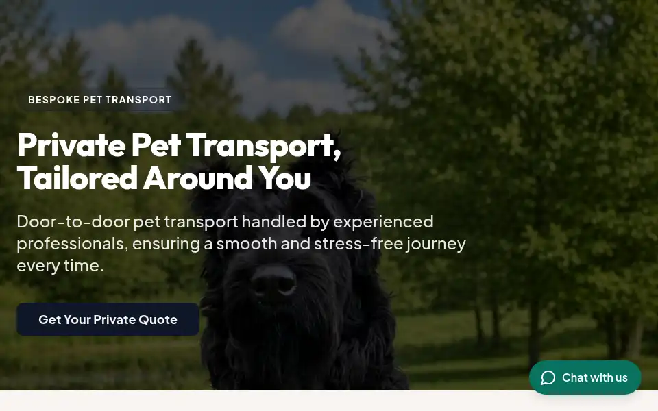 Screenshot of allpetstravel.co.uk