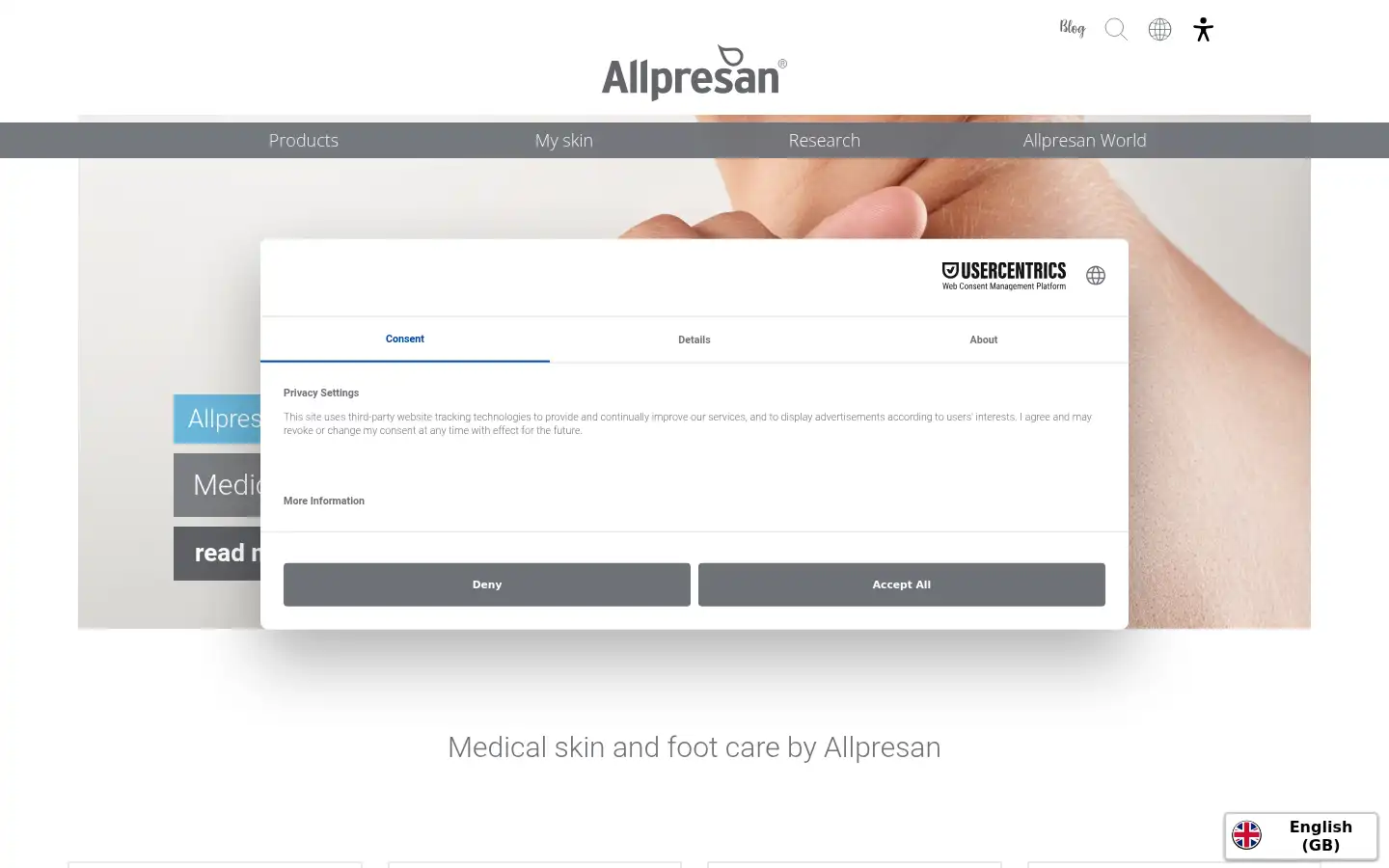 Screenshot of allpresan.com