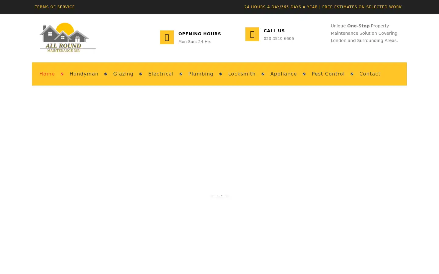 Screenshot of allround365.co.uk