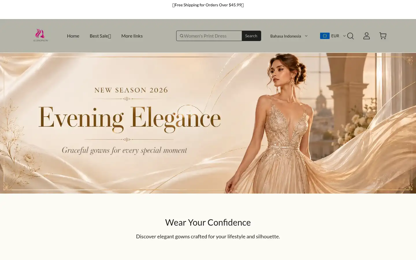 Screenshot of allshopnow.com