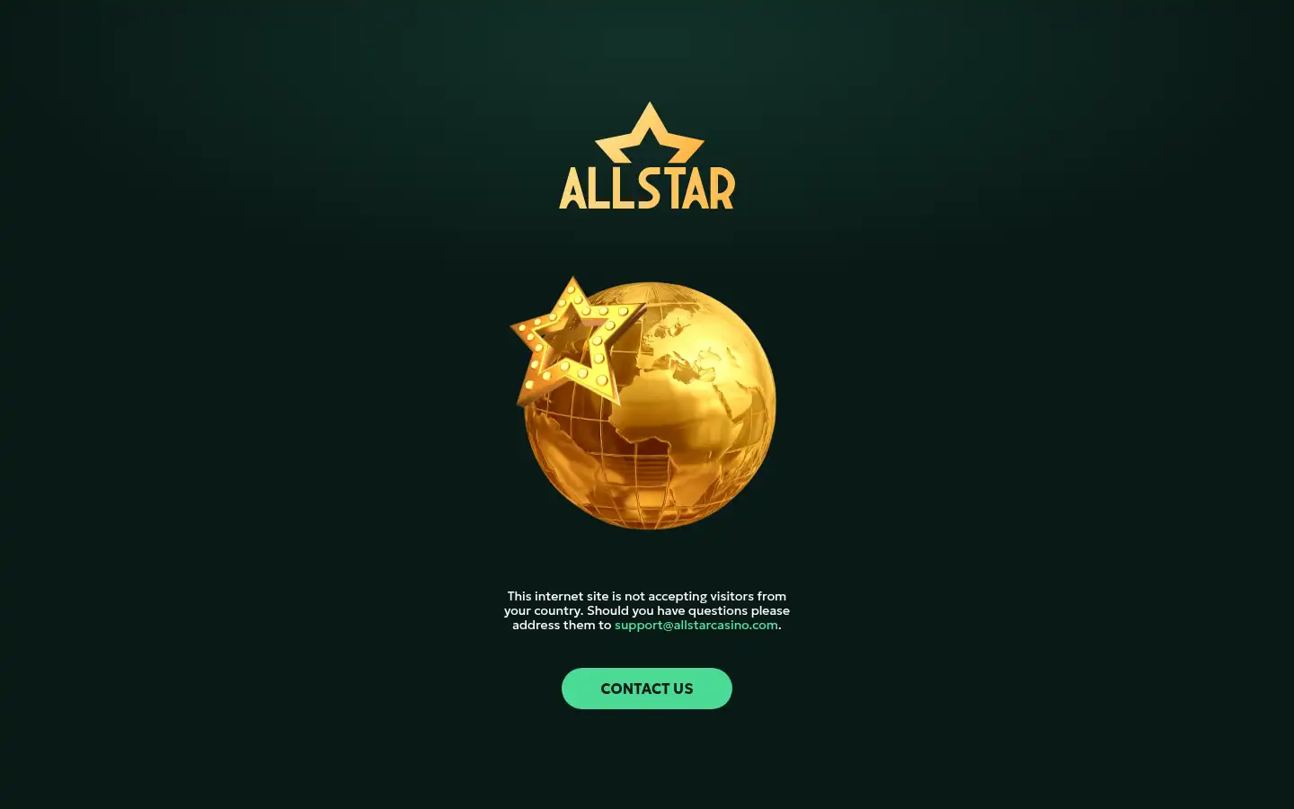Screenshot of allstarcasino.com