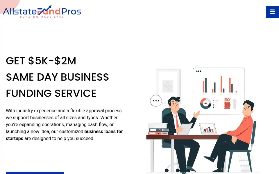 Screenshot of allstatefundpros.com