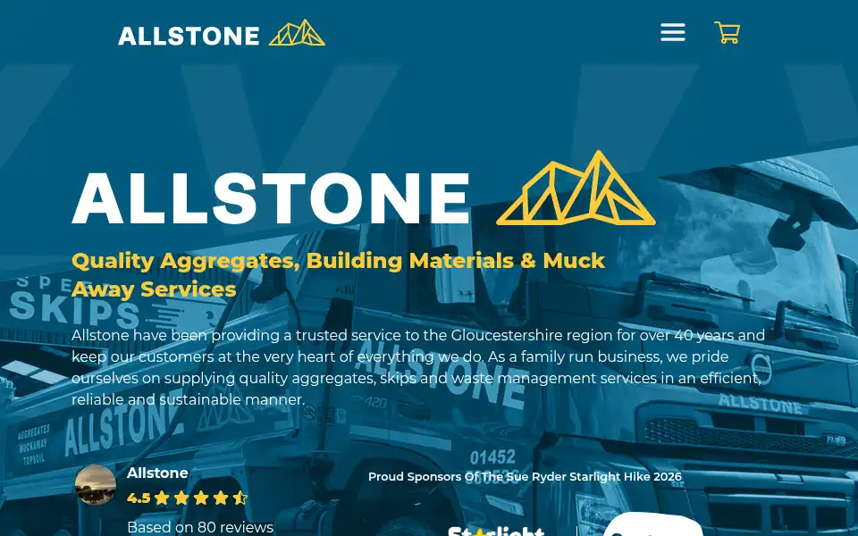 Screenshot of allstone.co.uk