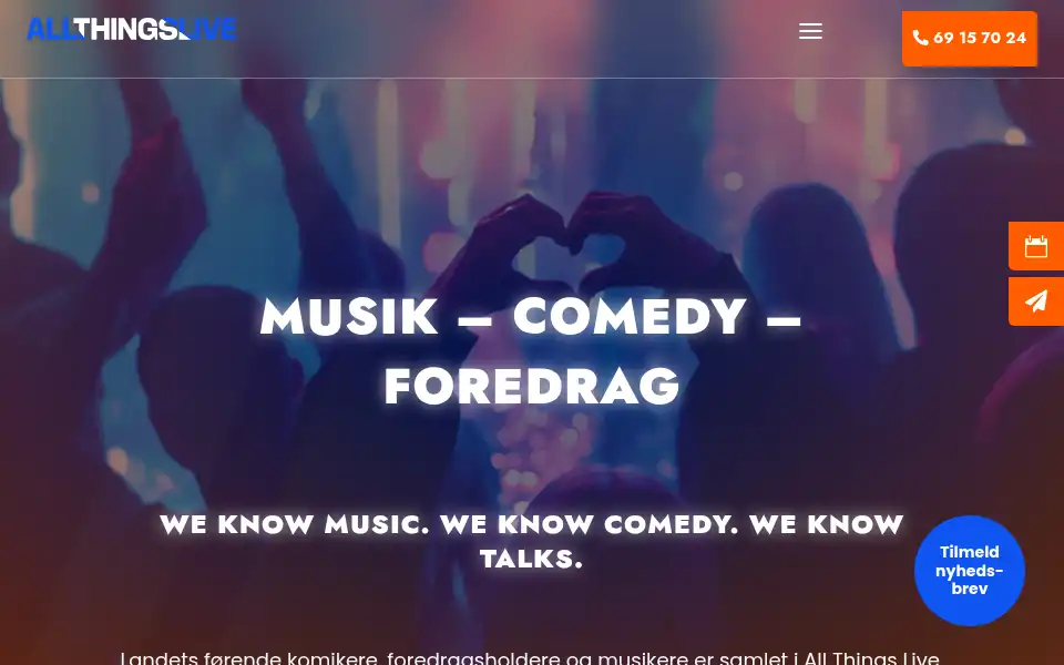 Screenshot of allthingslive.dk