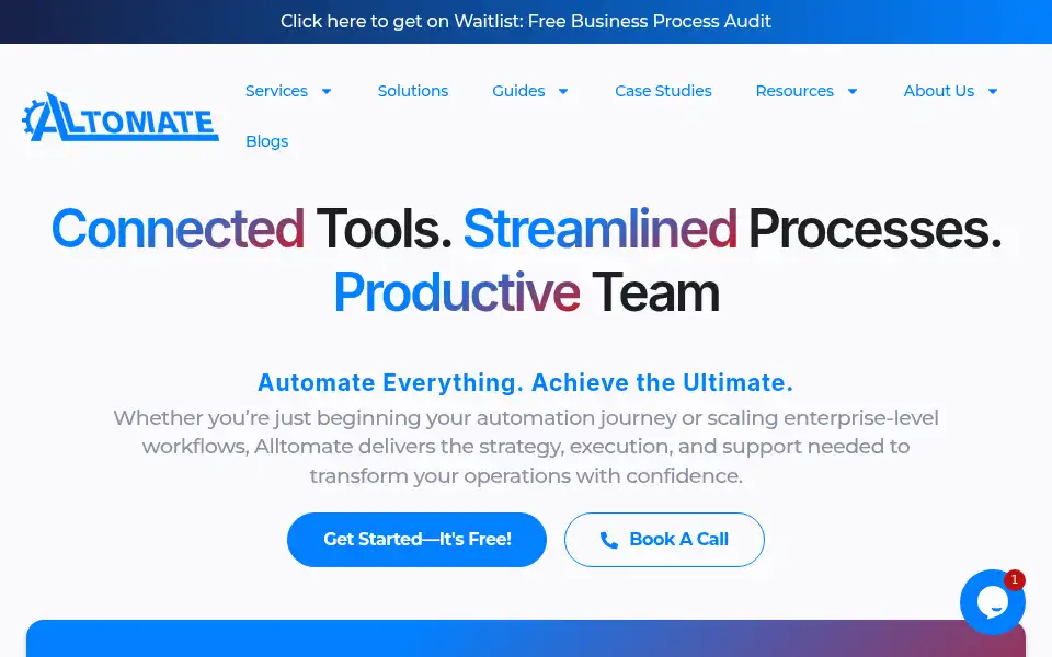 Screenshot of alltomate.com