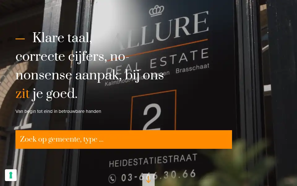 Screenshot of allure-re.com