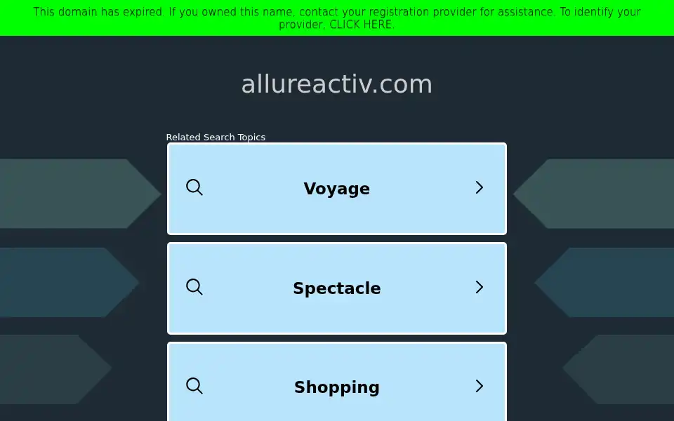 Screenshot of allureactiv.com
