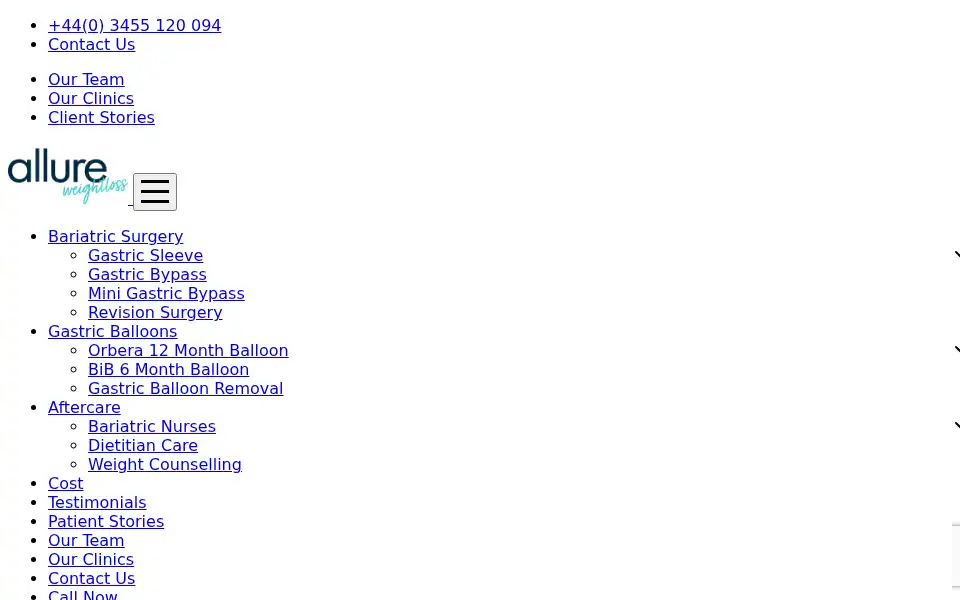 Screenshot of allureweightloss.com