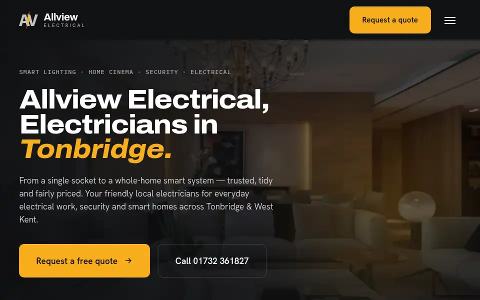 Screenshot of allviewelectrical.co.uk