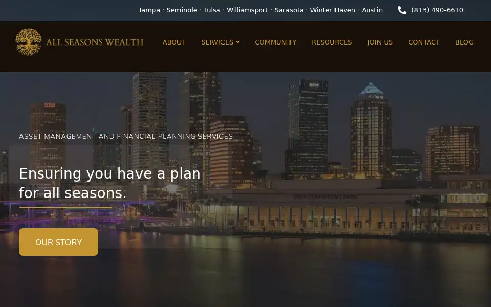 Screenshot of allwealth.com
