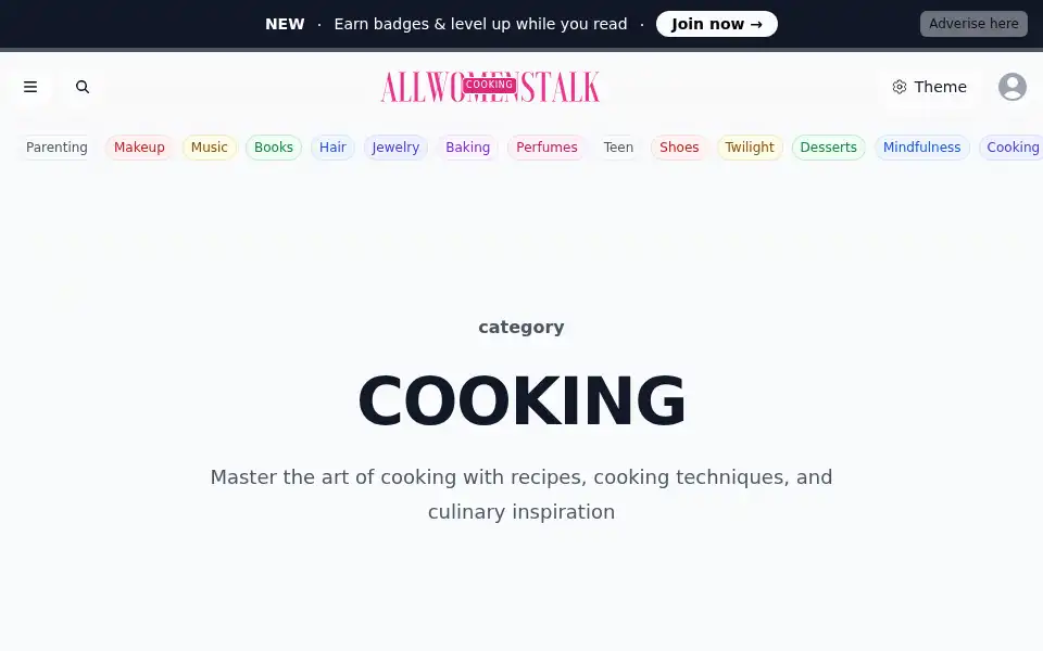 Screenshot of allwomenstalk.com