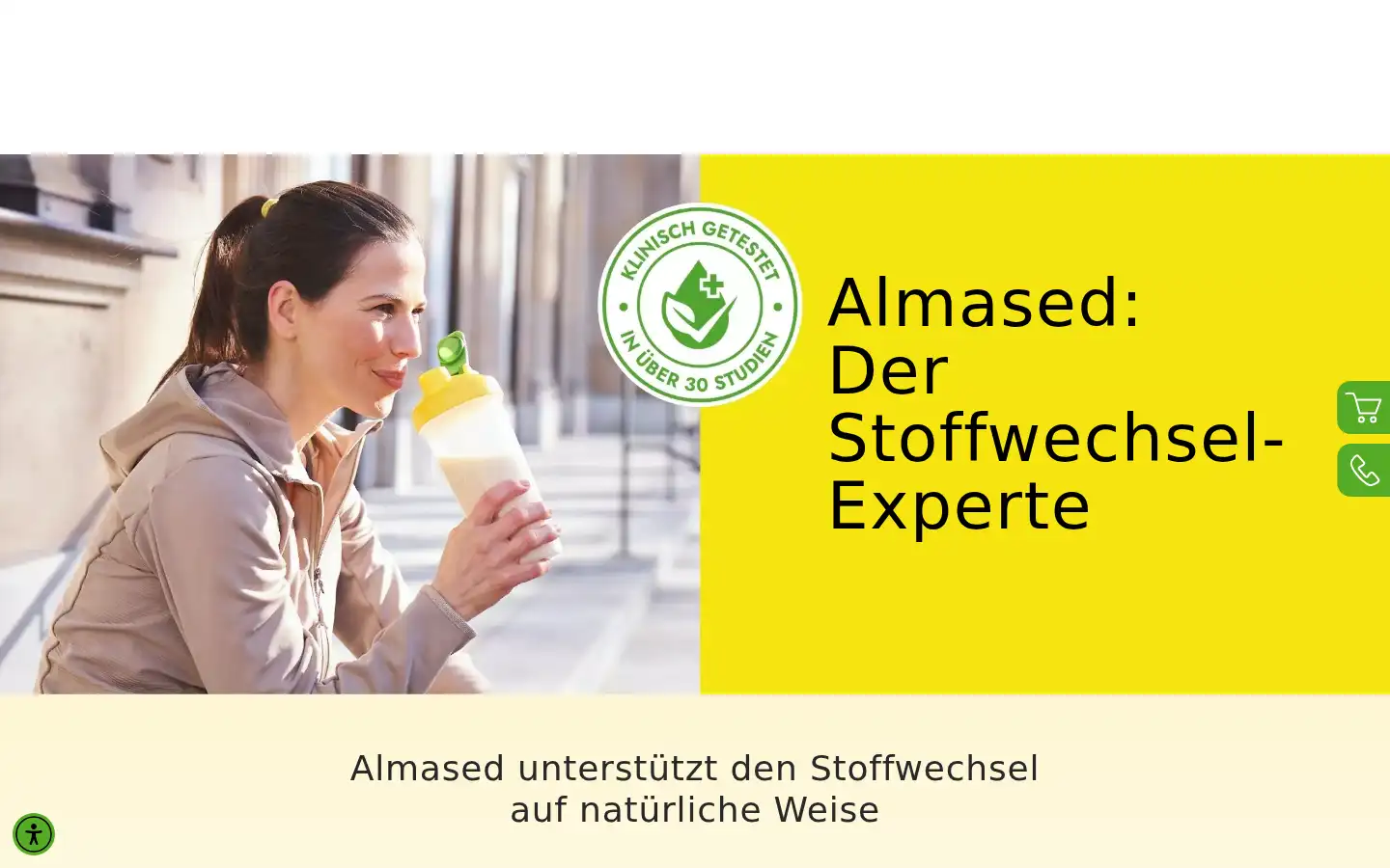 Screenshot of almased.de