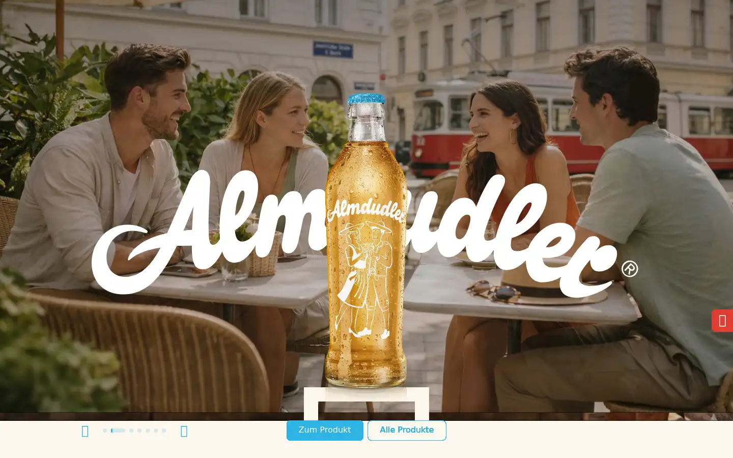 Screenshot of almdudler.com