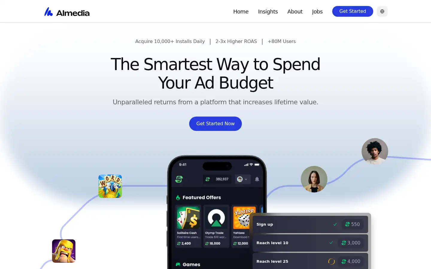 Screenshot of almedia.co