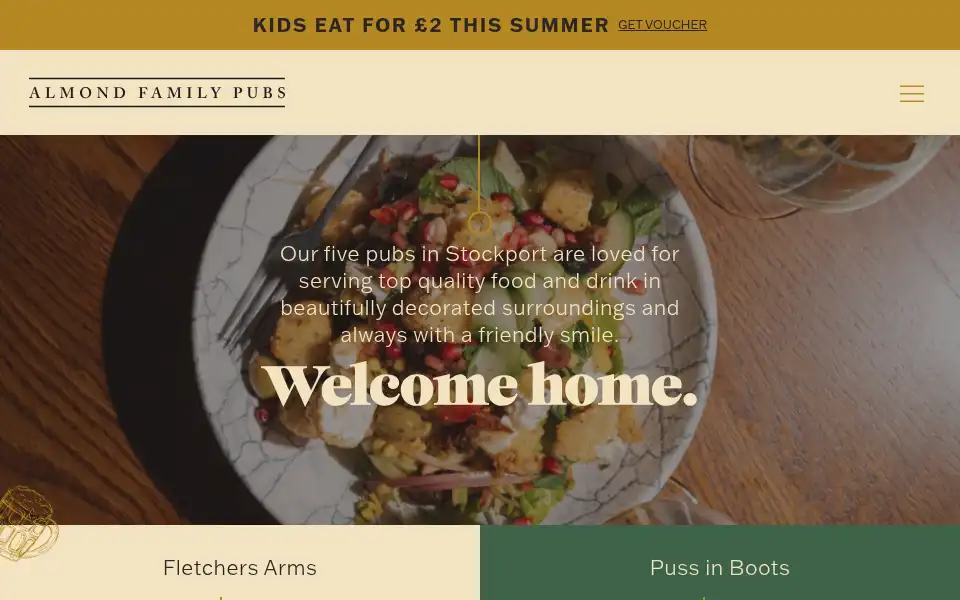 Screenshot of almond-pubs.co.uk