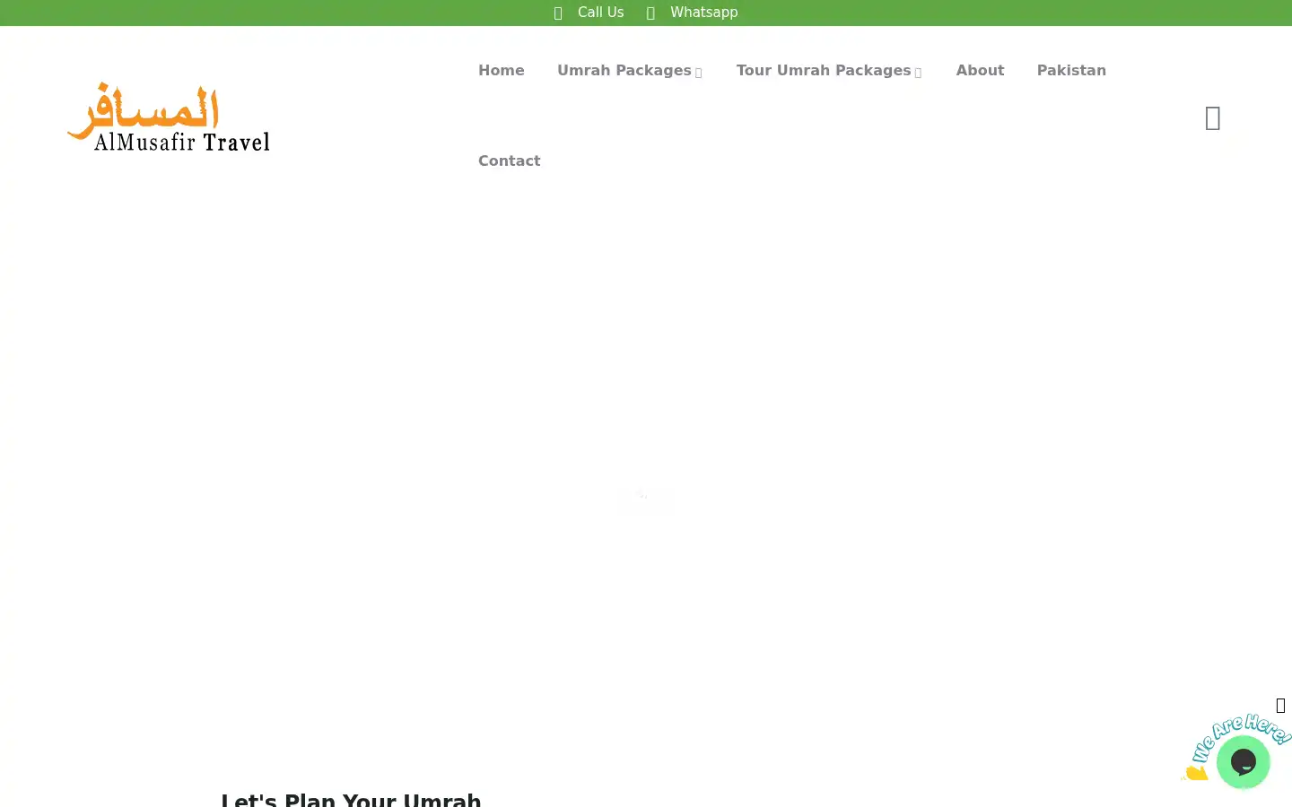 Screenshot of almusafirtravel.co.uk