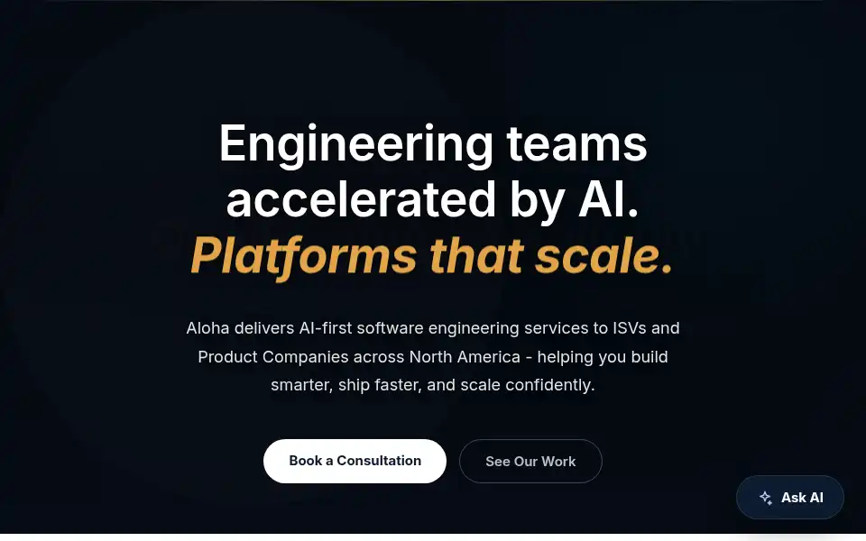 Screenshot of alohatechnology.com