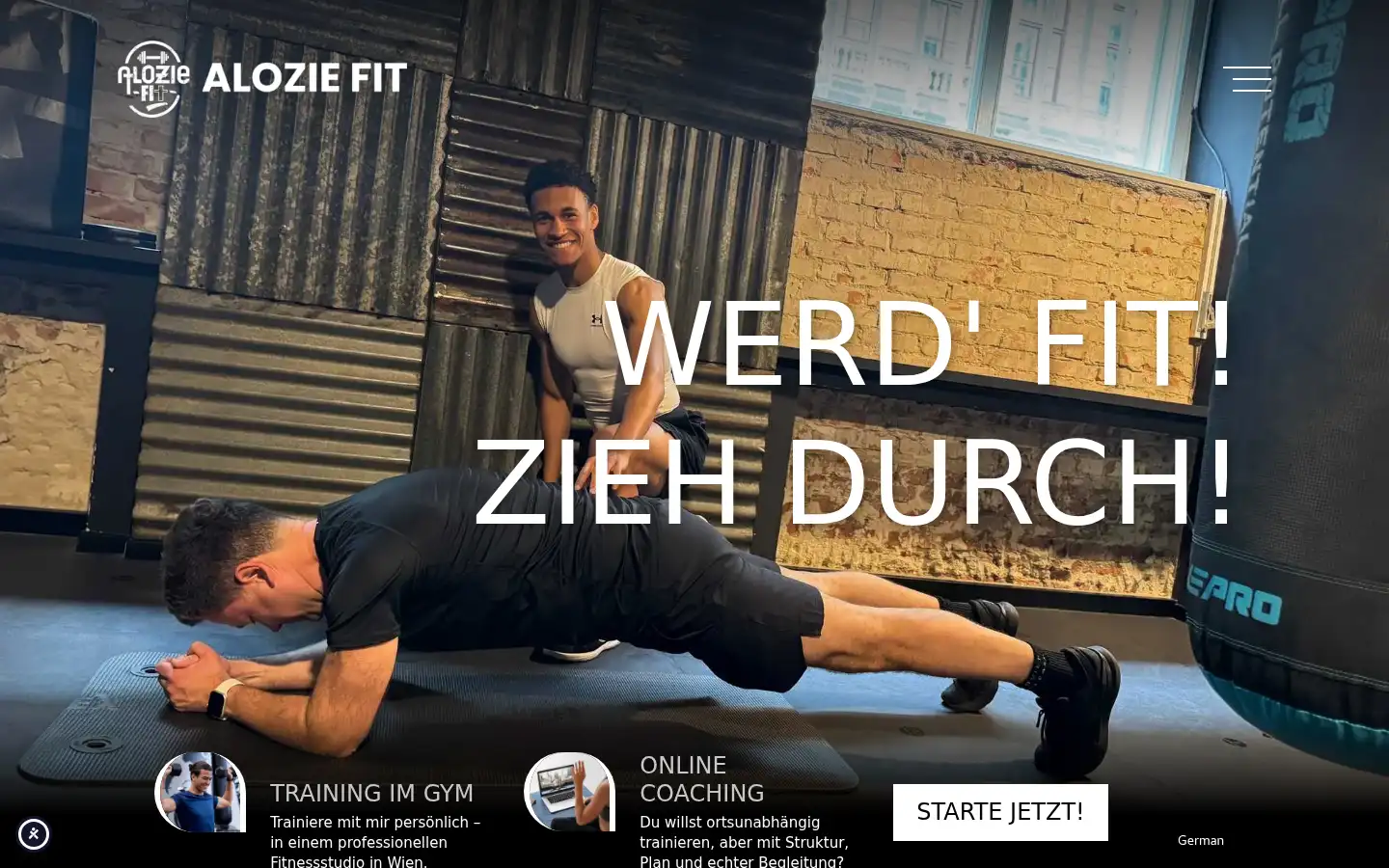 Screenshot of alozie-fit.com