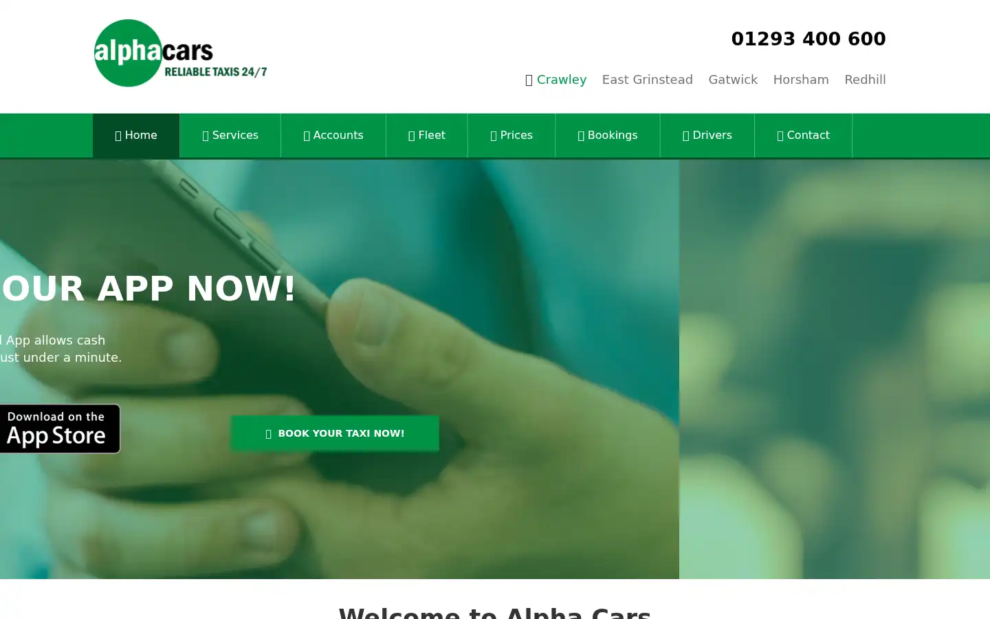 Screenshot of alpha-cars.com