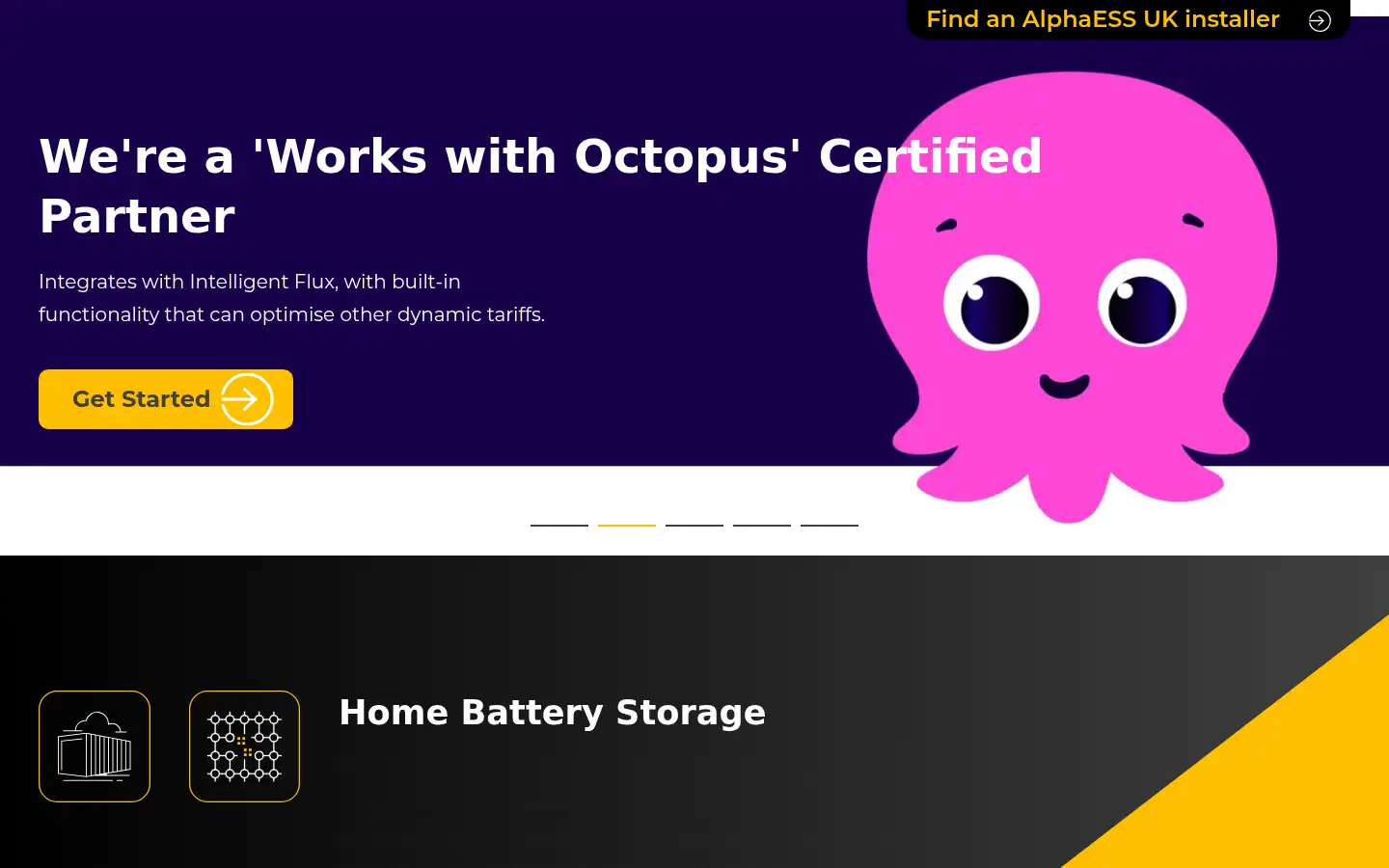 Screenshot of alpha-ess.co.uk