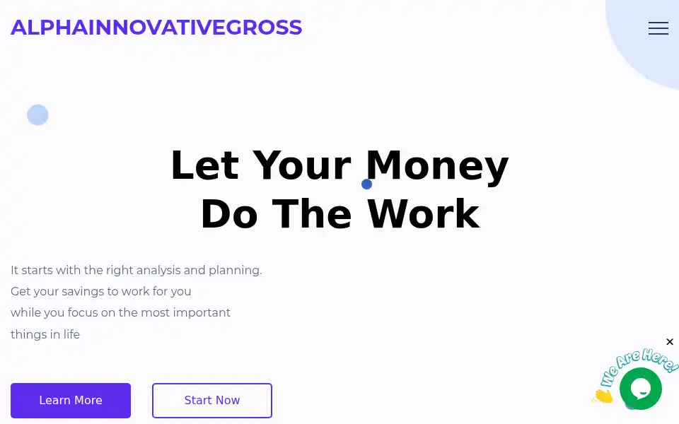 Screenshot of alpha-innovativegross.com