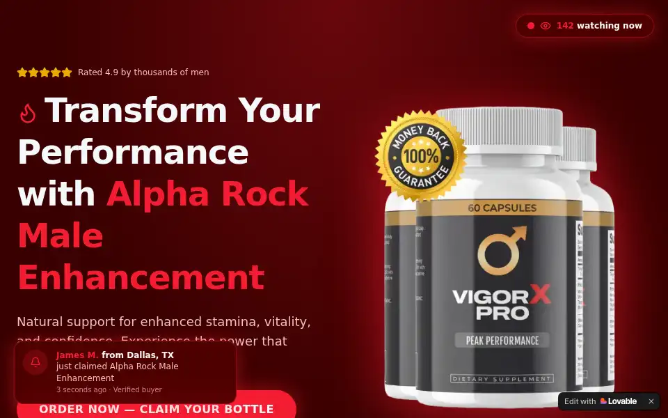 Screenshot of alpha-rock.lovable.app