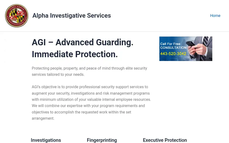 Screenshot of alphainvgroup.com