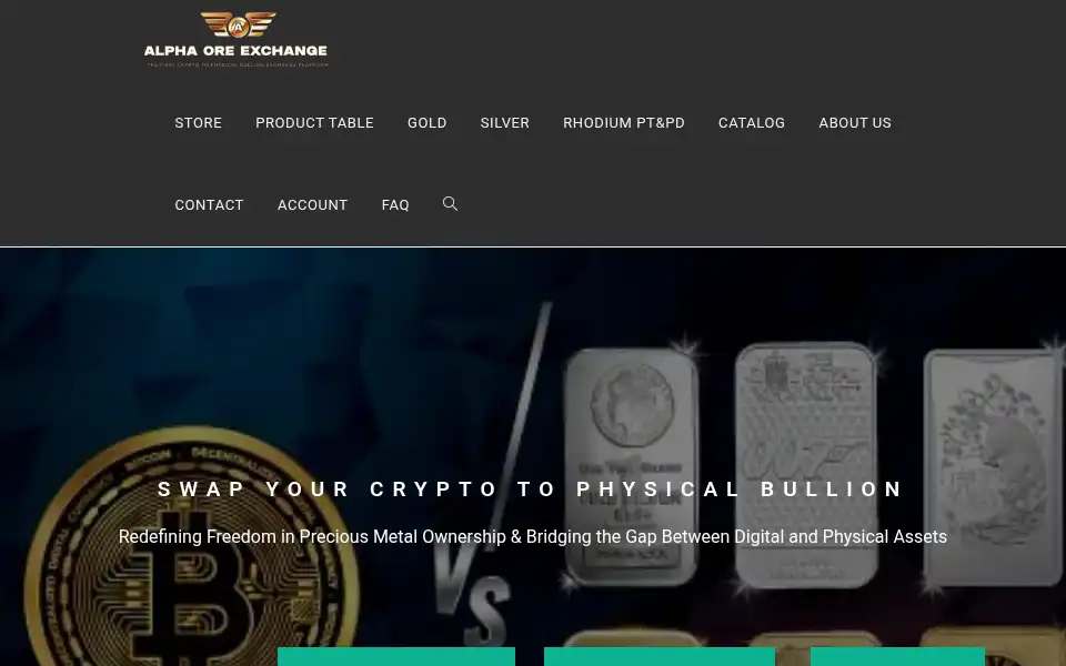 Screenshot of alphaoreminers.com