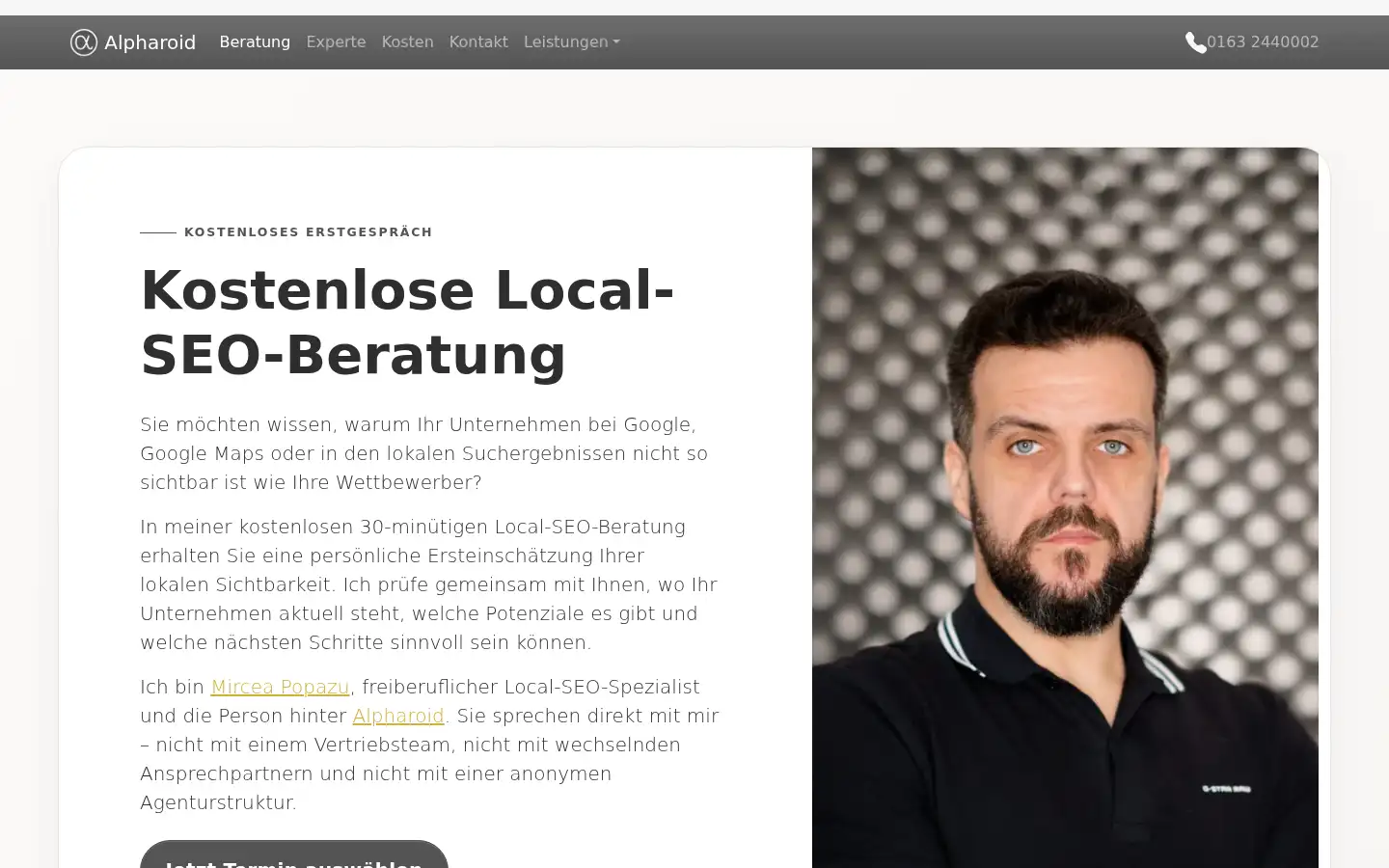 Screenshot of alpharoid.com