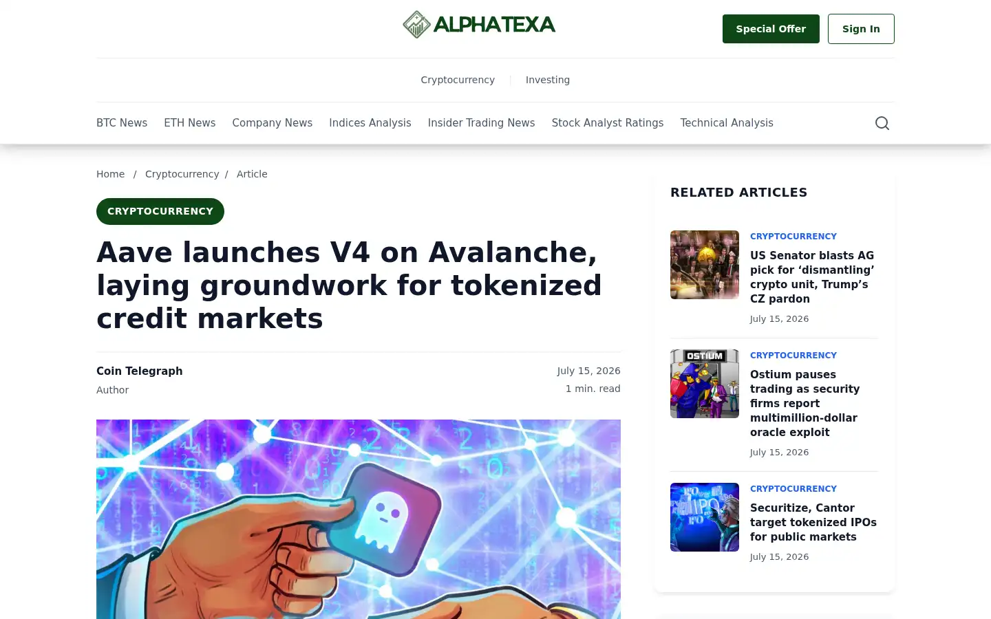 Screenshot of alphatexa.com