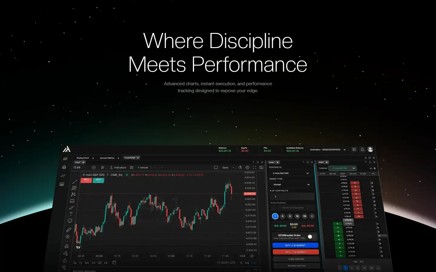 Screenshot of alphatrader.com