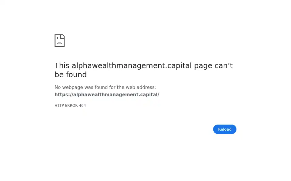 Screenshot of alphawealthmanagement.capital
