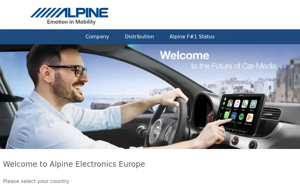 Screenshot of alpine-europe.com