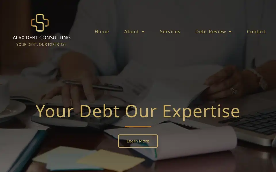 Screenshot of alrx.co.za