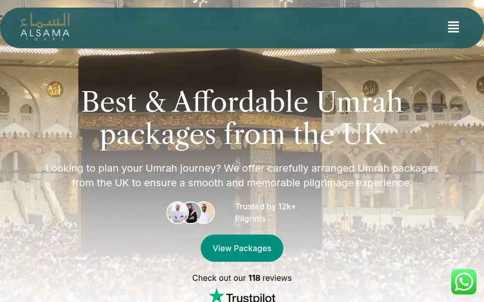 Screenshot of alsama.co.uk