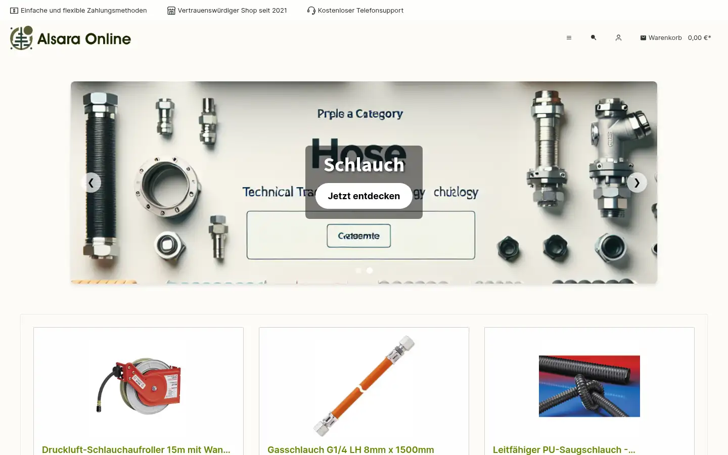 Screenshot of alsara-online.de