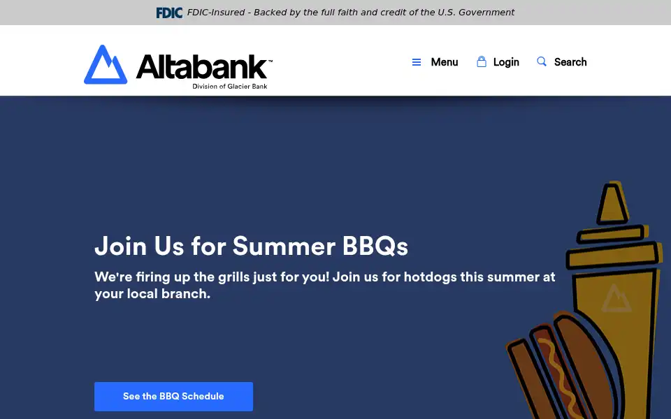 Screenshot of altabank.com