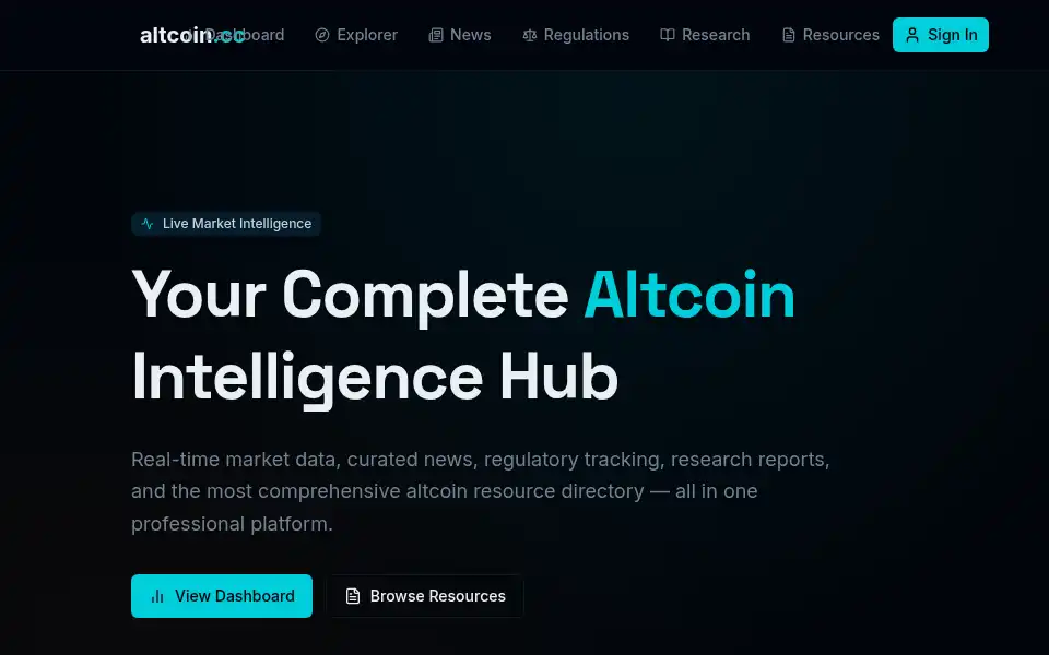 Screenshot of altcoin.cc