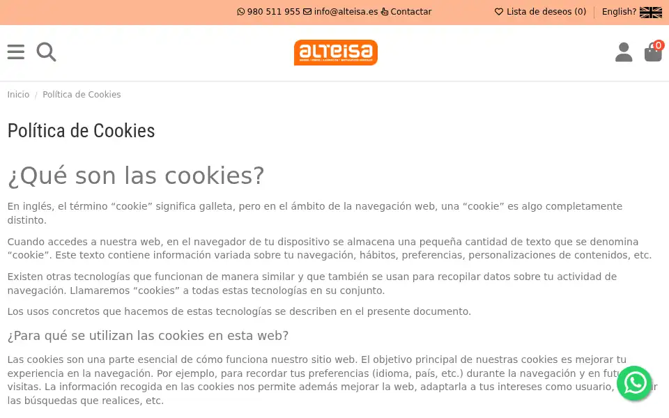 Screenshot of alteisa.com