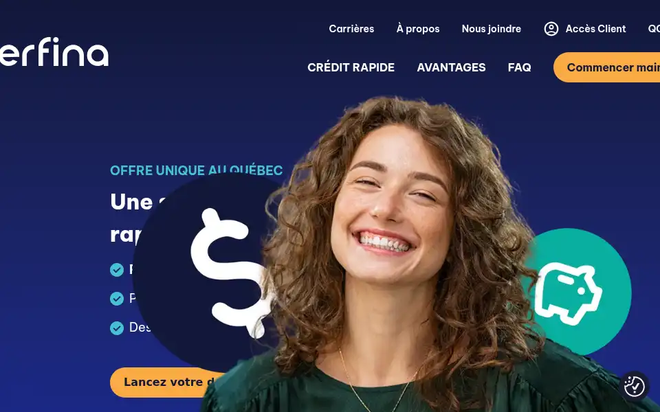 Screenshot of alterfina.ca